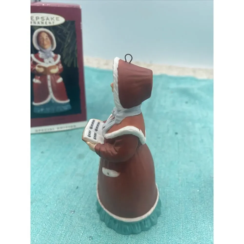 Hallmark '1993 Lady Daphne' Dickens Series Porcelain Bell Ornament